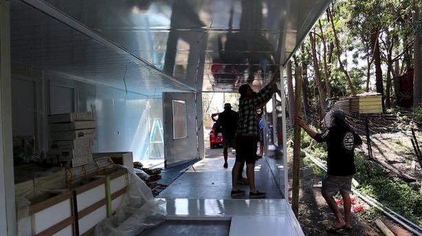 中國集裝箱房在澳洲搖身一變成為豪華出租房，受到追捧